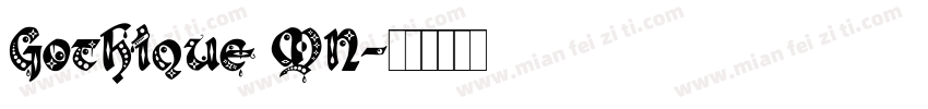 Gothique MN字体转换